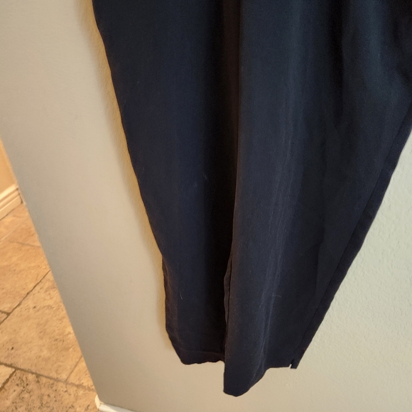 J. Crew Jamie Pull On Crepe Black Tapered Leg Pants Size 12 - Picture 10 of 11